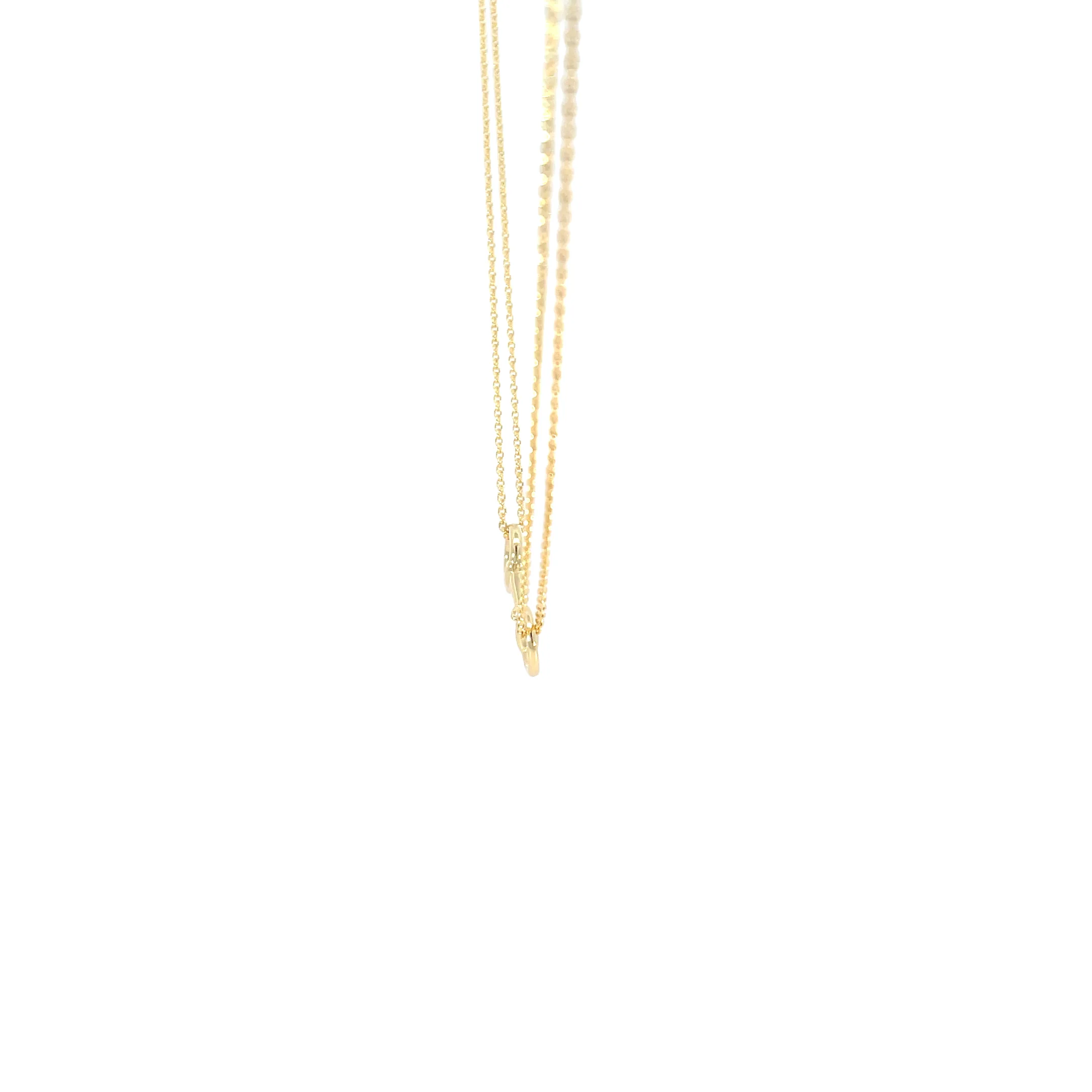 Yellow Gold Multi-Strand Horse Bite Necklace - Image 4